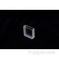 Verre rond au fond grand visage transparent CUVETTE